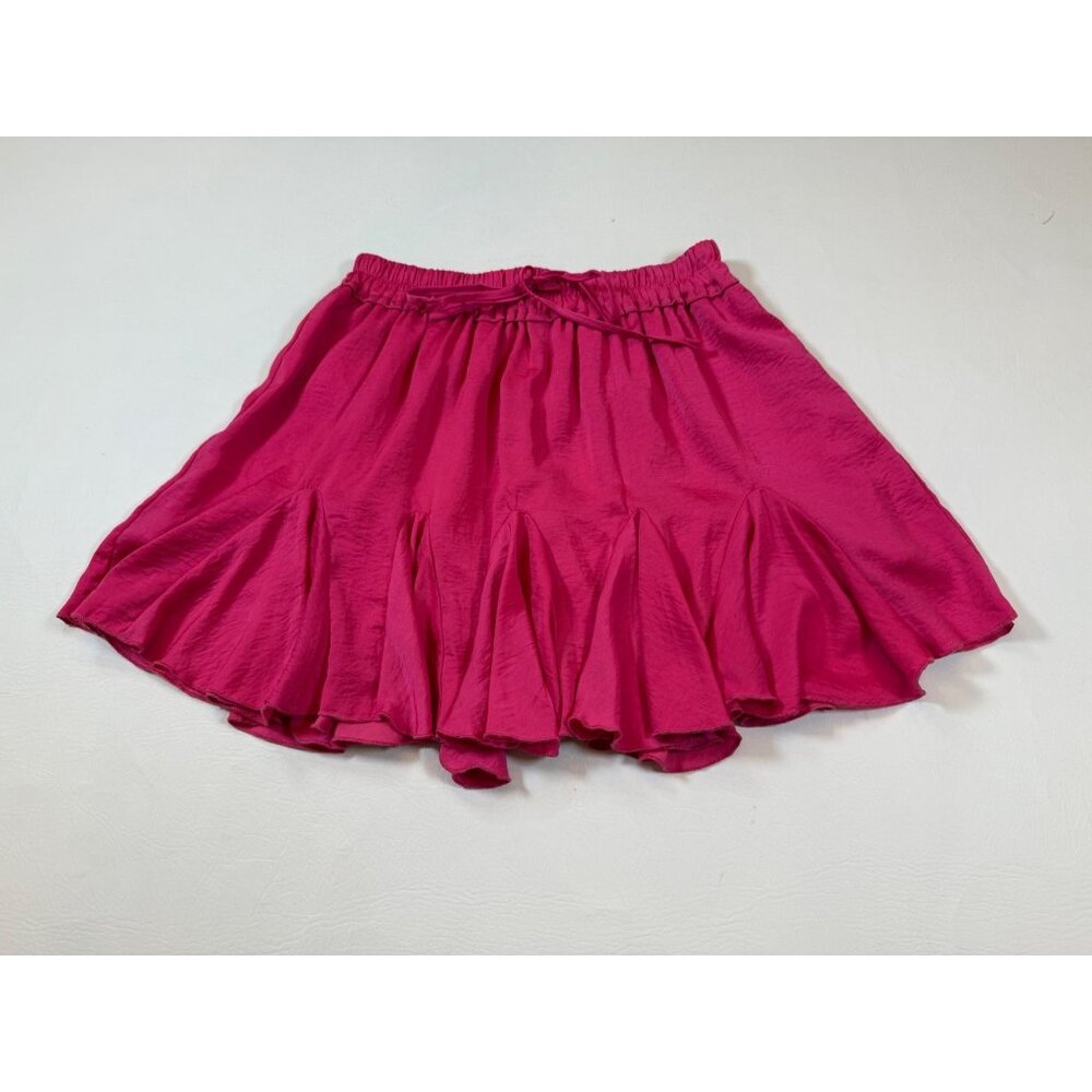 Hyfve Womens Emmy Pink Skirt M Lightweight Vibrant Flowy Elastic (bin LL141) - Picture 8 of 8